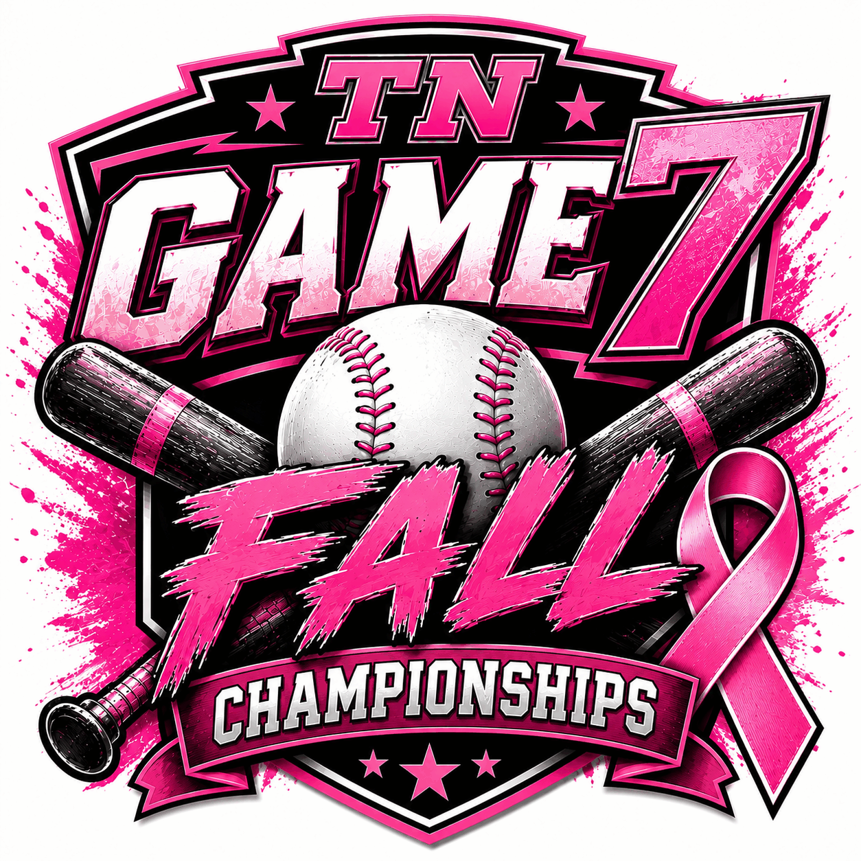 TN Game 7 Fall Championships **Breast Cancer Awareness Month** Logo