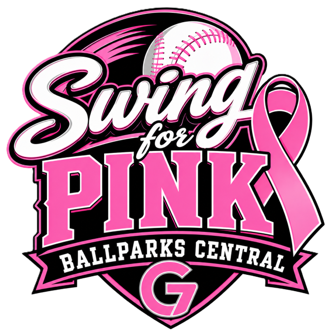 Swing for Pink - Ballparks Central Logo