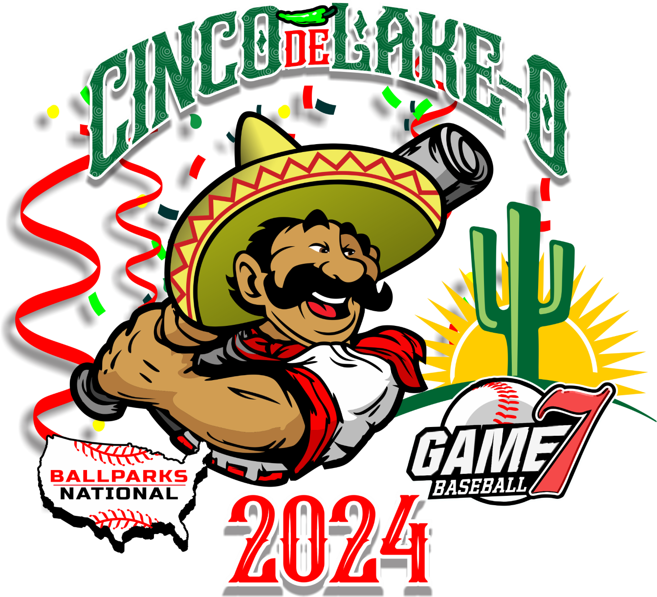 Cinco De Lake O Logo