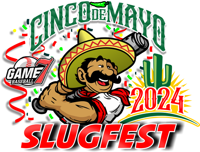 13th Annual Cinco De Mayo Slugfest 7U/8U Logo