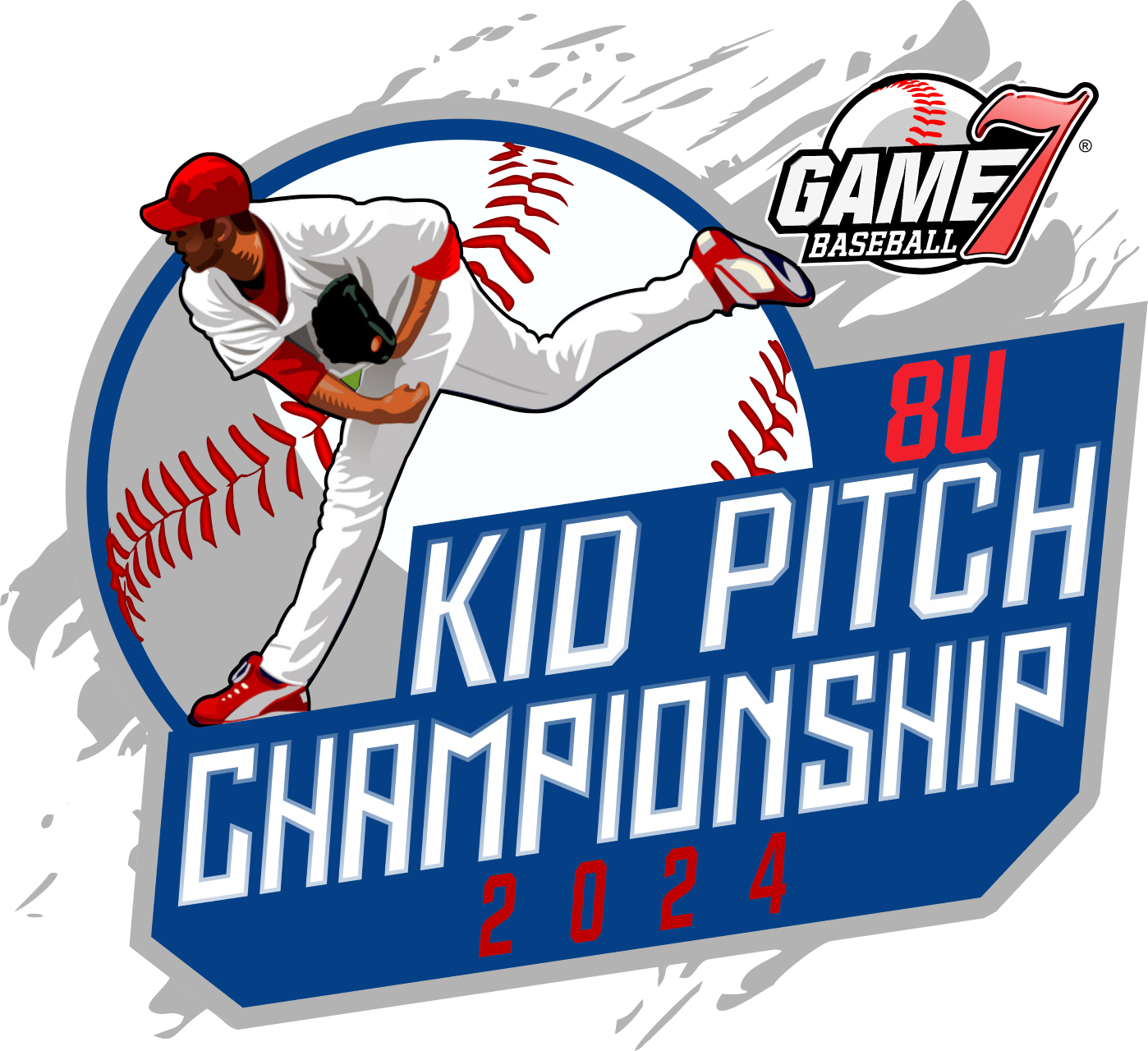 8U Kid Pitch Championship Logo