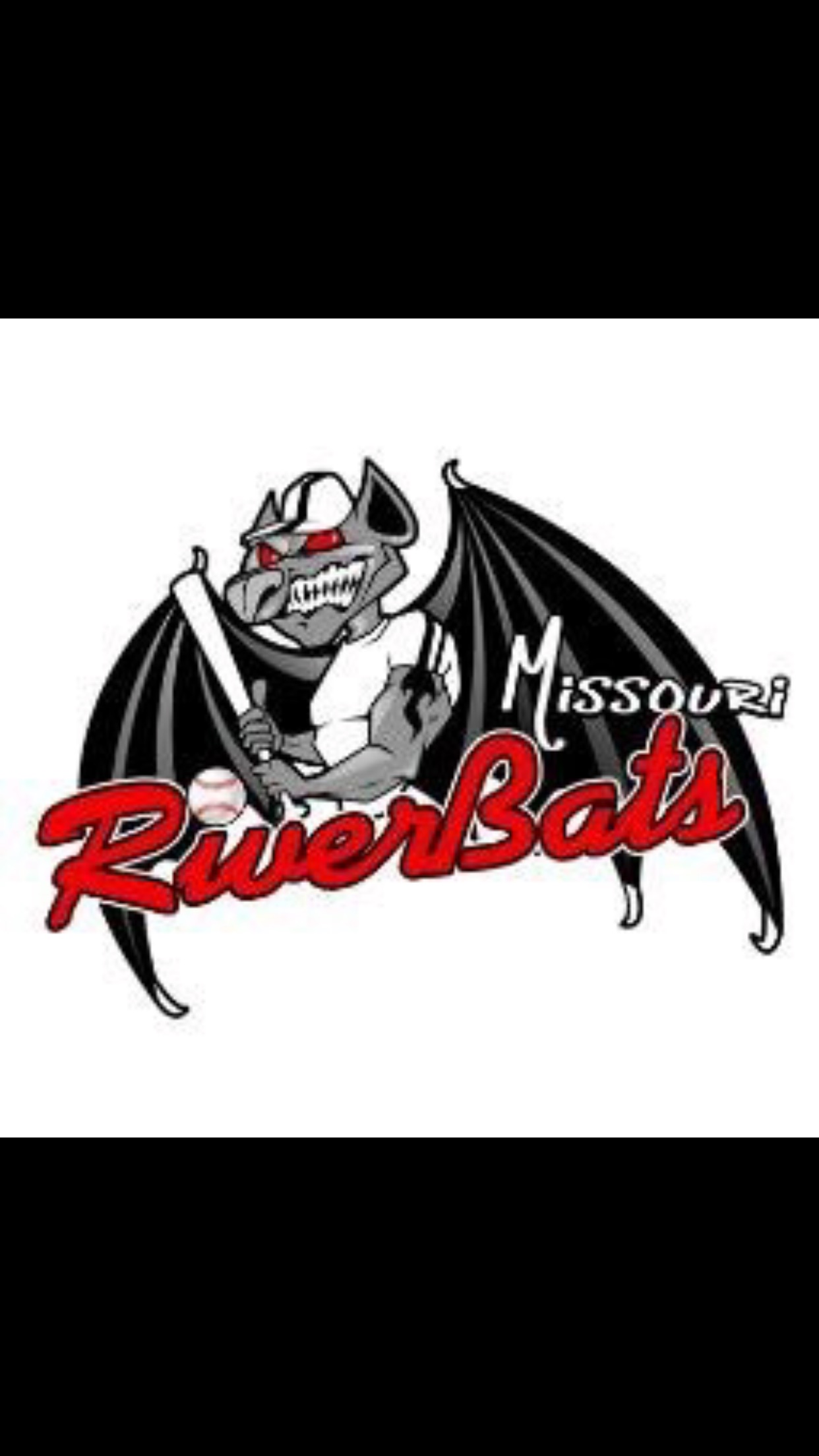 Game 7 Baseball Missouri RiverBats Black 9UAA